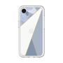 スリムプロテクションプレミアムケース［ マーブルトライアングルパレット - Blue ］