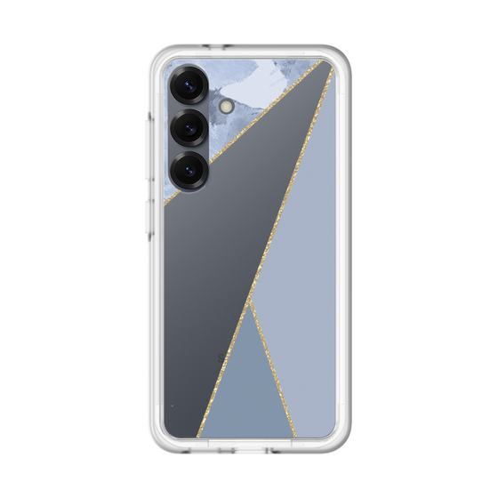 スリムプロテクションプレミアムケース［ マーブルトライアングルパレット - Blue ］