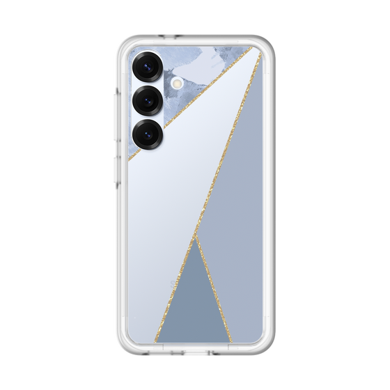 スリムプロテクションプレミアムケース［ マーブルトライアングルパレット - Blue ］