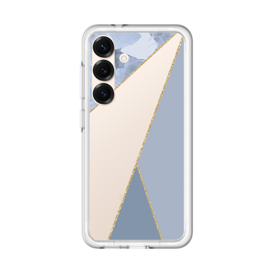 スリムプロテクションプレミアムケース［ マーブルトライアングルパレット - Blue ］