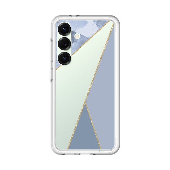 スリムプロテクションプレミアムケース［ マーブルトライアングルパレット - Blue ］