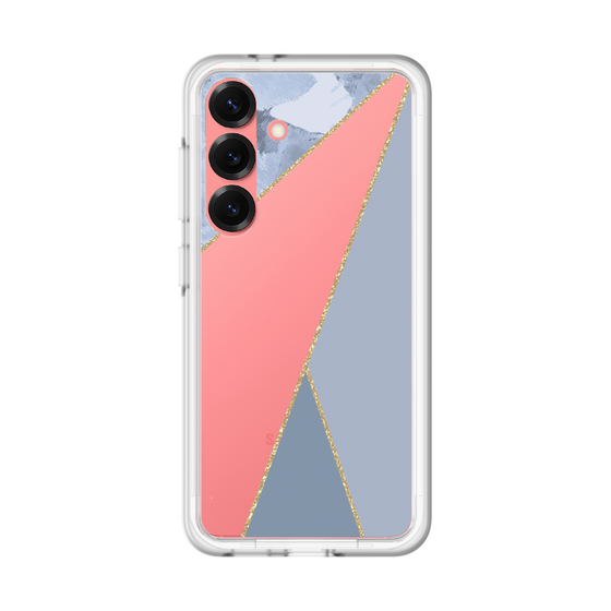 スリムプロテクションプレミアムケース［ マーブルトライアングルパレット - Blue ］