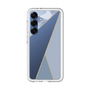 スリムプロテクションプレミアムケース［ マーブルトライアングルパレット - Blue ］