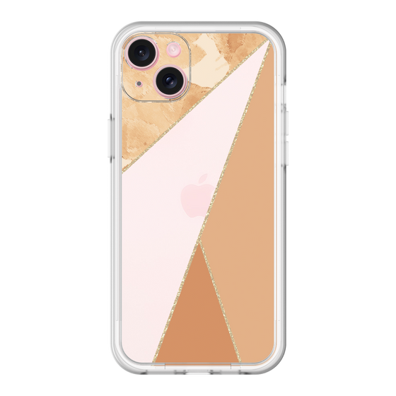 スリムプロテクションプレミアムケース［ マーブルトライアングルパレット - Orange ］