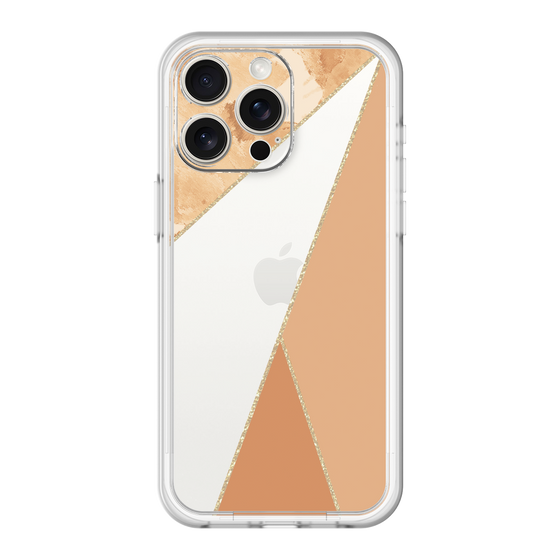 スリムプロテクションプレミアムケース［ マーブルトライアングルパレット - Orange ］