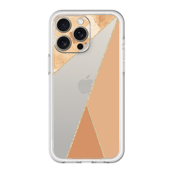 スリムプロテクションプレミアムケース［ マーブルトライアングルパレット - Orange ］