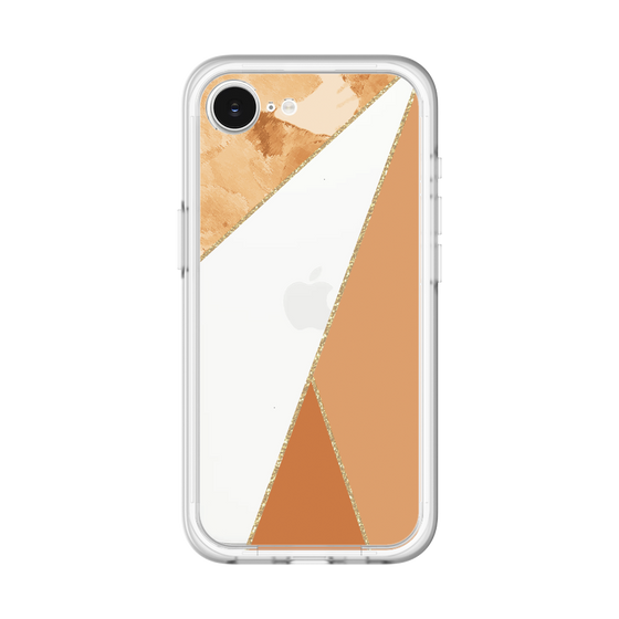 スリムプロテクションプレミアムケース［ マーブルトライアングルパレット - Orange ］