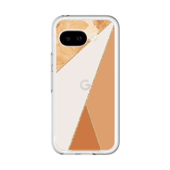 スリムプロテクションプレミアムケース［ マーブルトライアングルパレット - Orange ］