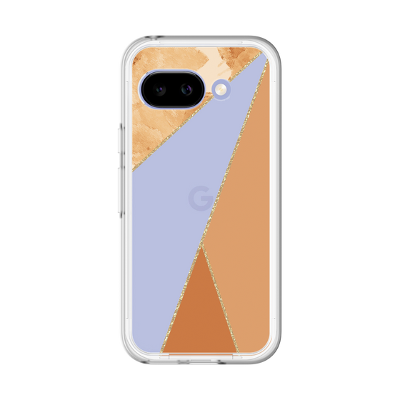 スリムプロテクションプレミアムケース［ マーブルトライアングルパレット - Orange ］