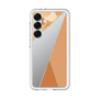 スリムプロテクションプレミアムケース［ マーブルトライアングルパレット - Orange ］
