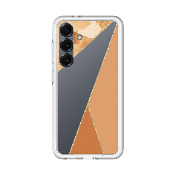スリムプロテクションプレミアムケース［ マーブルトライアングルパレット - Orange ］