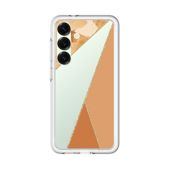 スリムプロテクションプレミアムケース［ マーブルトライアングルパレット - Orange ］
