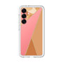 スリムプロテクションプレミアムケース［ マーブルトライアングルパレット - Orange ］