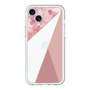 スリムプロテクションプレミアムケース［ マーブルトライアングルパレット - Pink ］