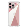 スリムプロテクションプレミアムケース［ マーブルトライアングルパレット - Pink ］