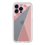 スリムプロテクションプレミアムケース［ マーブルトライアングルパレット - Pink ］
