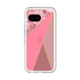 スリムプロテクションプレミアムケース［ マーブルトライアングルパレット - Pink ］