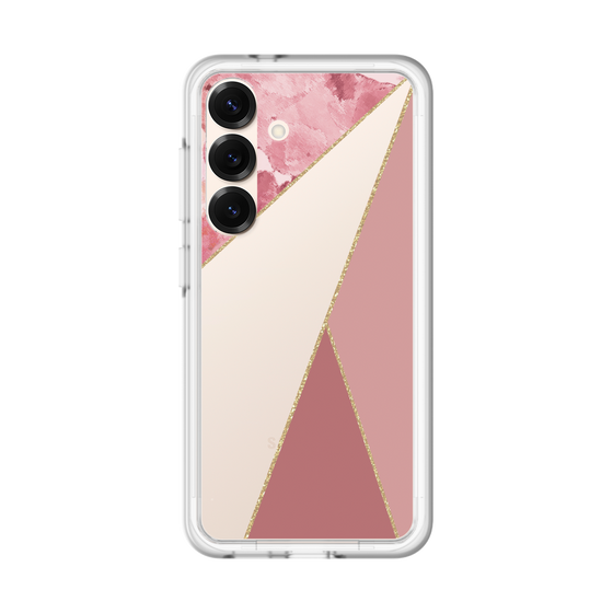 スリムプロテクションプレミアムケース［ マーブルトライアングルパレット - Pink ］