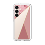 スリムプロテクションプレミアムケース［ マーブルトライアングルパレット - Pink ］