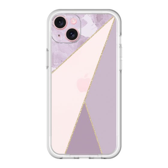 スリムプロテクションプレミアムケース［ マーブルトライアングルパレット - Purple ］