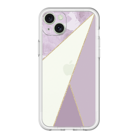 スリムプロテクションプレミアムケース［ マーブルトライアングルパレット - Purple ］