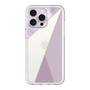 スリムプロテクションプレミアムケース［ マーブルトライアングルパレット - Purple ］