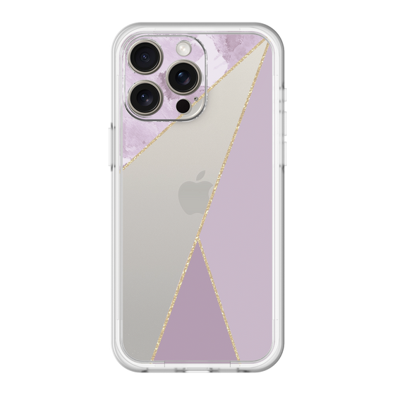 スリムプロテクションプレミアムケース［ マーブルトライアングルパレット - Purple ］