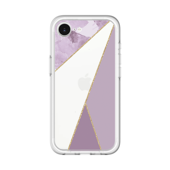 スリムプロテクションプレミアムケース［ マーブルトライアングルパレット - Purple ］