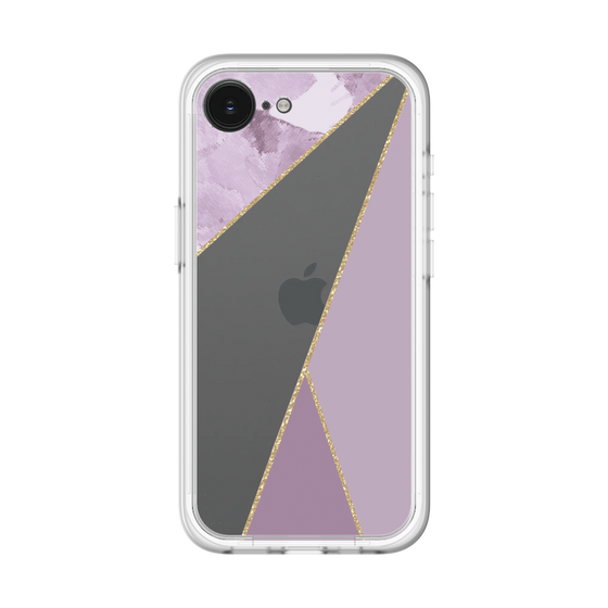 スリムプロテクションプレミアムケース［ マーブルトライアングルパレット - Purple ］