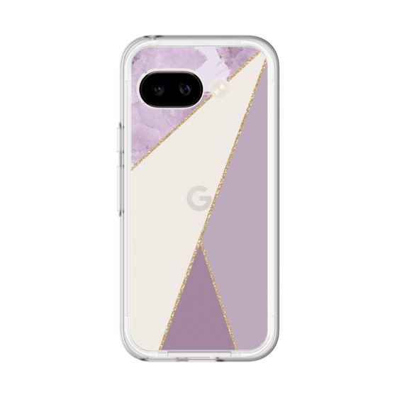 スリムプロテクションプレミアムケース［ マーブルトライアングルパレット - Purple ］