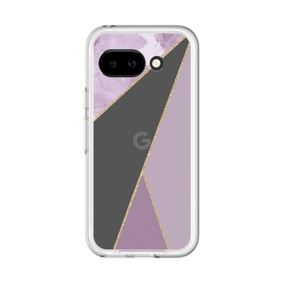スリムプロテクションプレミアムケース［ マーブルトライアングルパレット - Purple ］
