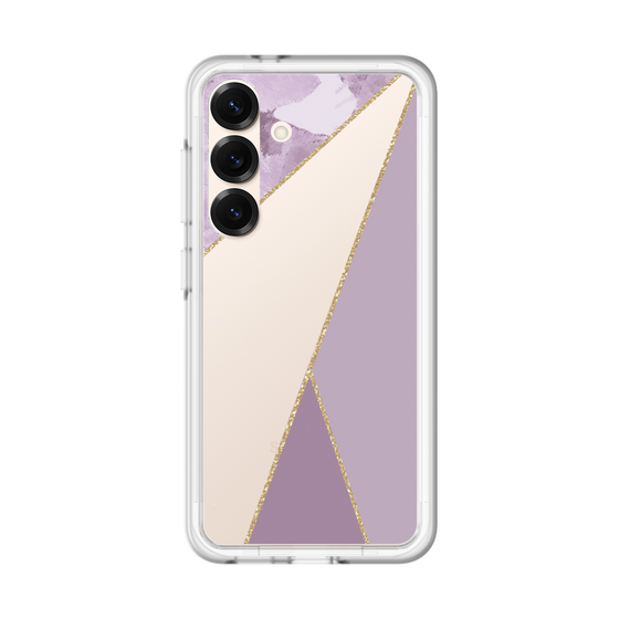 スリムプロテクションプレミアムケース［ マーブルトライアングルパレット - Purple ］