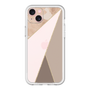 スリムプロテクションプレミアムケース［ マーブルトライアングルパレット - Brown ］