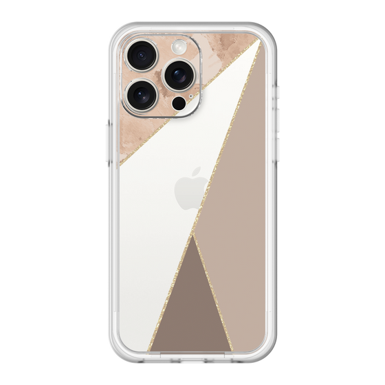 スリムプロテクションプレミアムケース［ マーブルトライアングルパレット - Brown ］