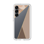 スリムプロテクションプレミアムケース［ マーブルトライアングルパレット - Brown ］