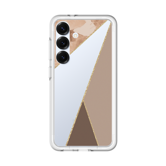 スリムプロテクションプレミアムケース［ マーブルトライアングルパレット - Brown ］