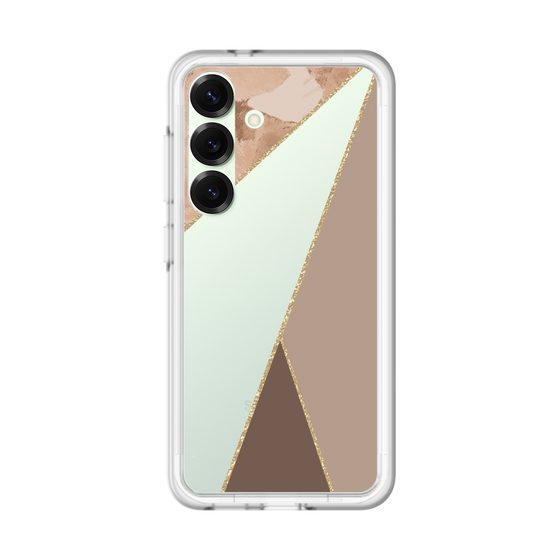 スリムプロテクションプレミアムケース［ マーブルトライアングルパレット - Brown ］
