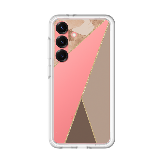 スリムプロテクションプレミアムケース［ マーブルトライアングルパレット - Brown ］