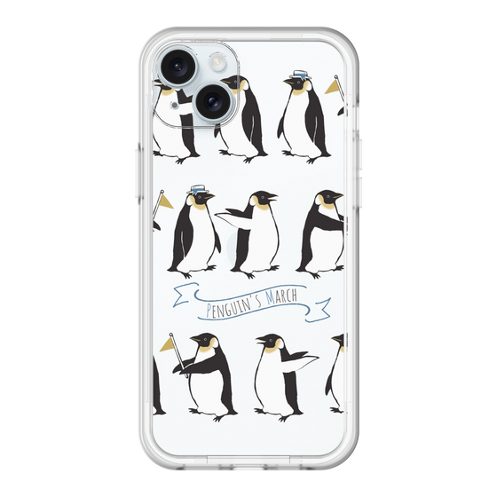 スリムプロテクションプレミアムケース［ キュートペンギンマーチ ］