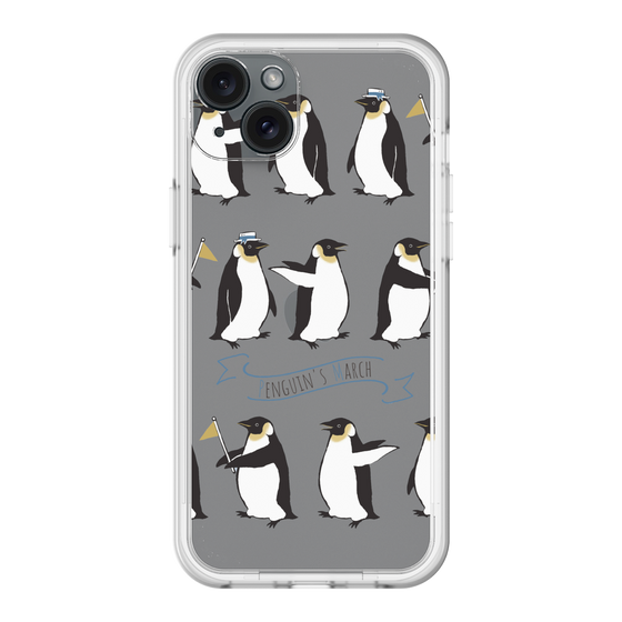 スリムプロテクションプレミアムケース［ キュートペンギンマーチ ］