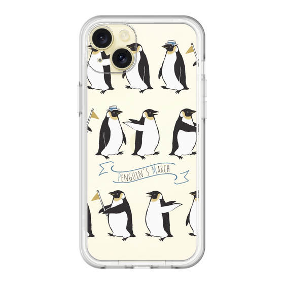 スリムプロテクションプレミアムケース［ キュートペンギンマーチ ］
