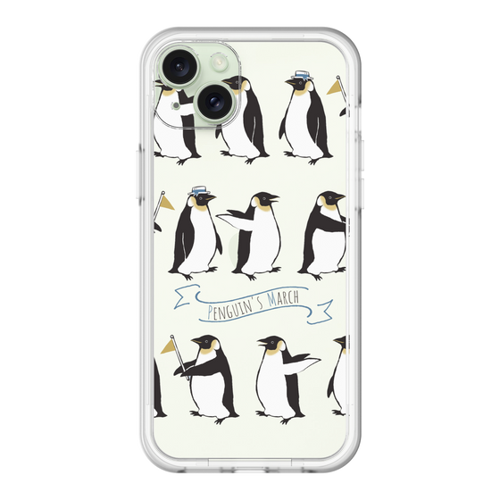 スリムプロテクションプレミアムケース［ キュートペンギンマーチ ］