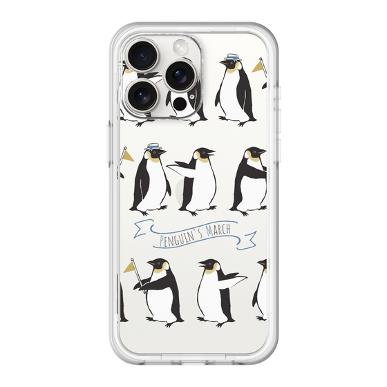 スリムプロテクションプレミアムケース［ キュートペンギンマーチ ］