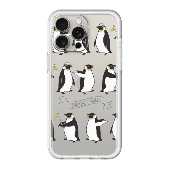 スリムプロテクションプレミアムケース［ キュートペンギンマーチ ］