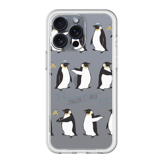 スリムプロテクションプレミアムケース［ キュートペンギンマーチ ］