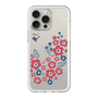 スリムプロテクションプレミアムケース［ 北欧フラワーバード ］