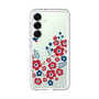 スリムプロテクションプレミアムケース［ 北欧フラワーバード ］
