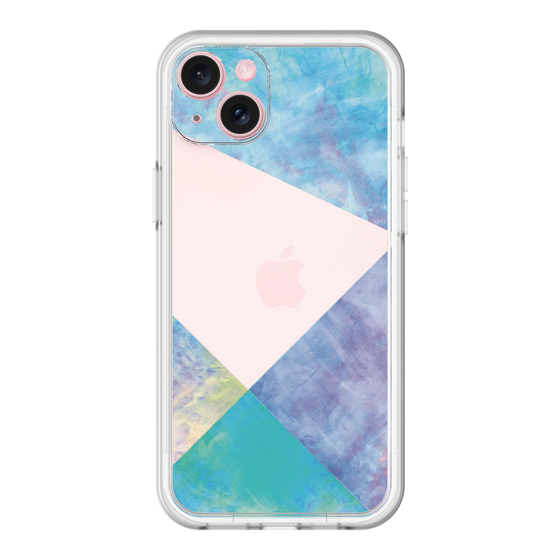 スリムプロテクションプレミアムケース［ 朝焼けパステルパレット - Blue ］