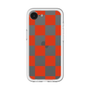 スリムプロテクションプレミアムケース［ 市松模様 - Red ］