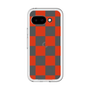スリムプロテクションプレミアムケース［ 市松模様 - Red ］